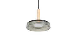 Trio Lighting riippuvalaisin Celeste LED 1-os mattamusta/kro