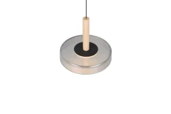 Trio Lighting riippuvalaisin Celeste LED 1-os mattamusta/kro