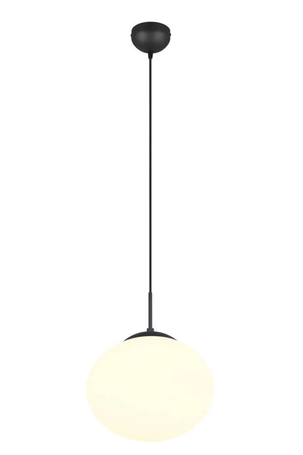 Trio Lighting riippuvalaisin Fomento 30 cm E27 mattamusta/va