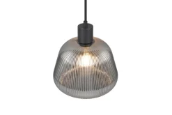 Trio Lighting riippuvalaisin Tarifa 1-os E27 mattamusta/krom
