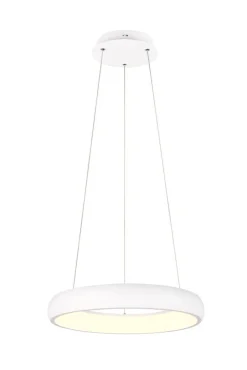 Trio Lighting riippuvalaisin Cardona LED 47 cm mattavalkoine