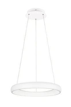 Trio Lighting riippuvalaisin Cardona LED 62 cm mattavalkoine