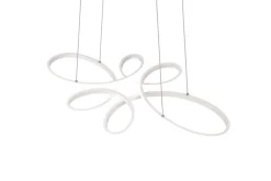 Trio Lighting riippuvalaisin Fly LED mattavalkoinen 4000K