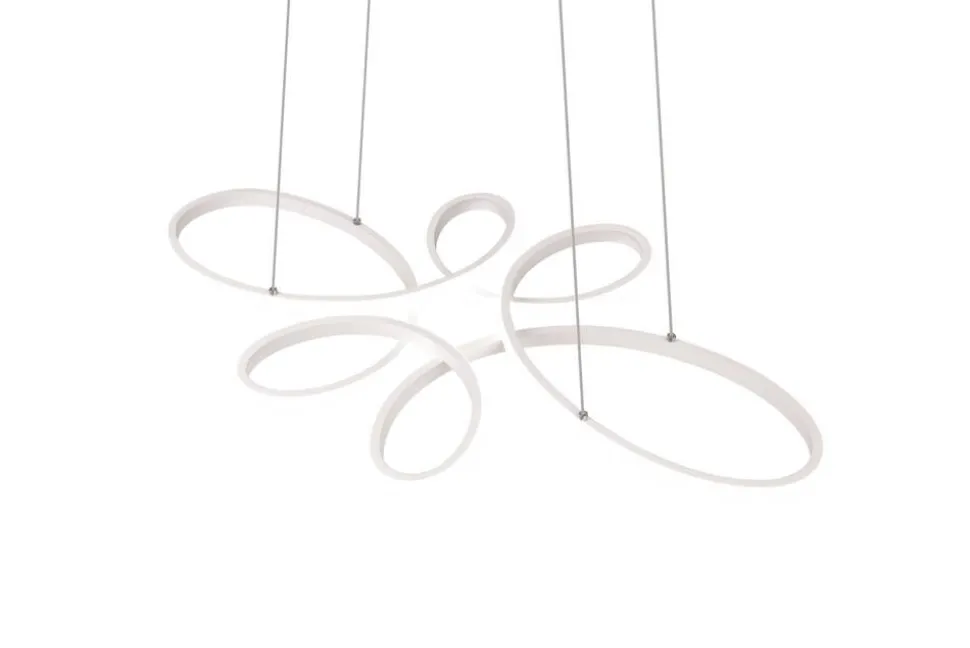 Trio Lighting riippuvalaisin Fly LED mattavalkoinen 4000K