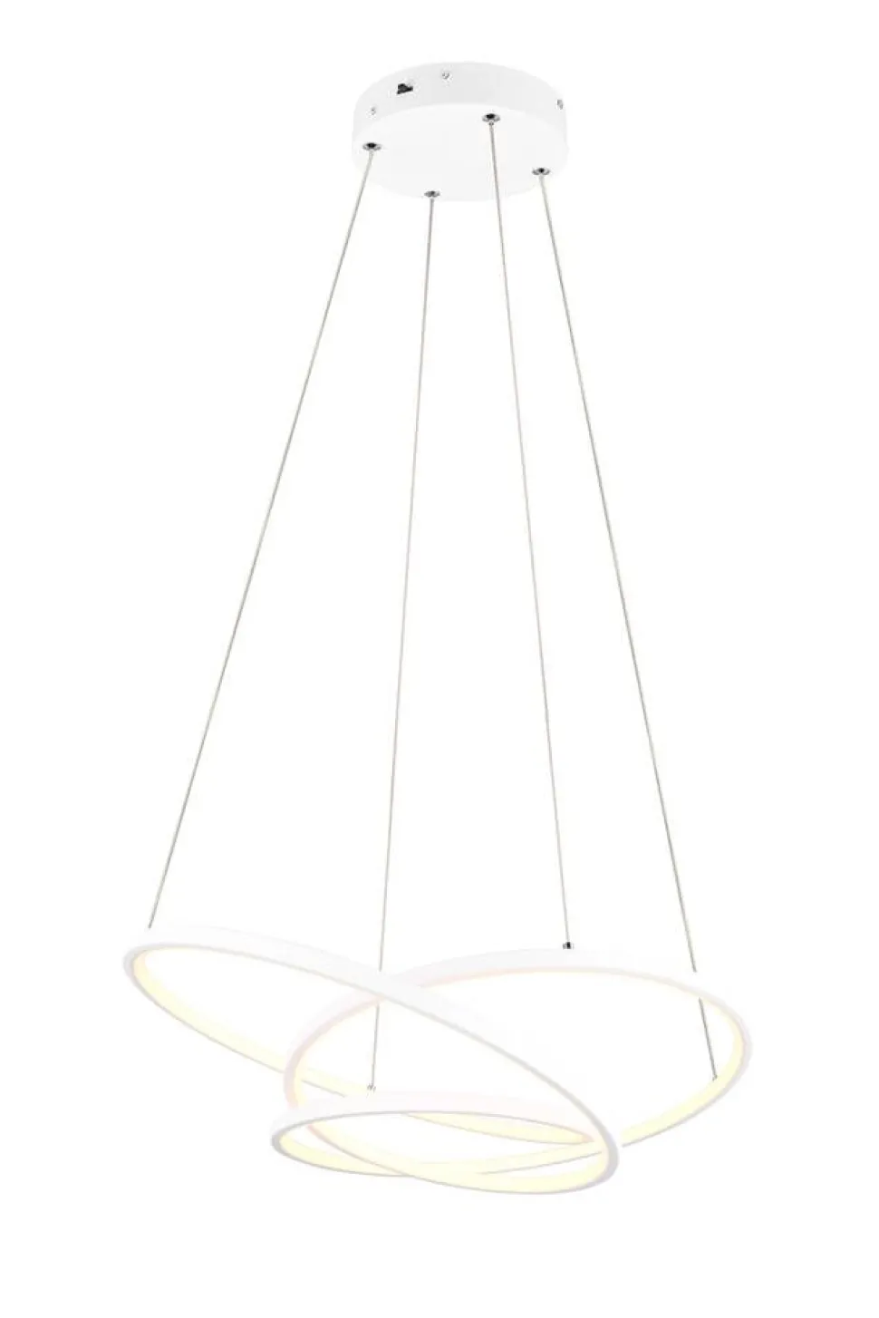 Trio Lighting riippuvalaisin Darvin LED 64 cm mattavalkoinen