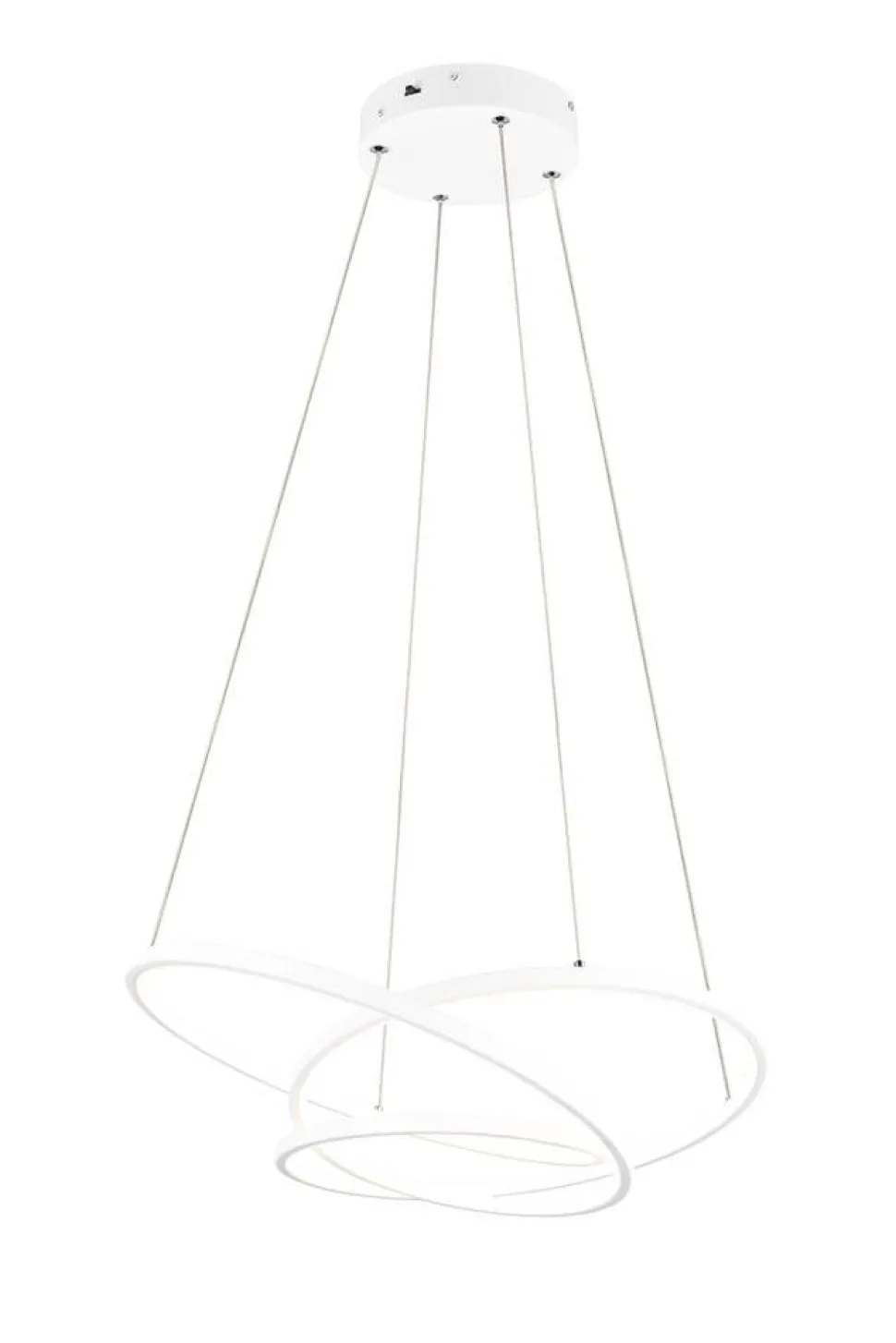 Trio Lighting riippuvalaisin Darvin LED 64 cm mattavalkoinen