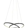 Trio Lighting riippuvalaisin Darvin LED 64 cm mattamusta