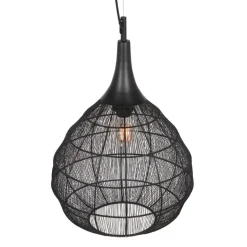 Trio Lighting riippuvalaisin Soraya 42 cm E27 mattamusta