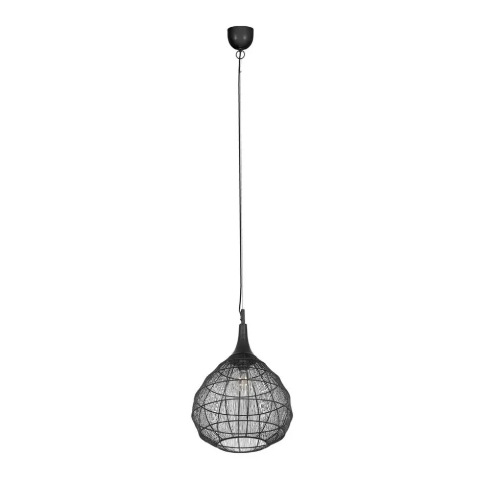Trio Lighting riippuvalaisin Soraya 42 cm E27 mattamusta