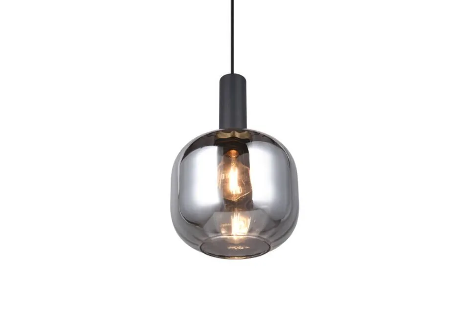 Trio Lighting riippuvalaisin Diva E27 mattamusta/kromattu