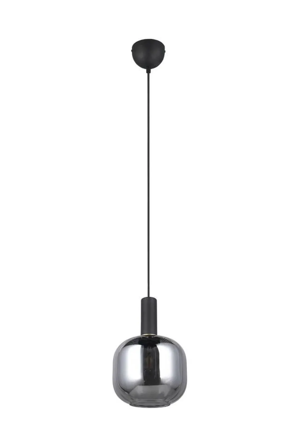 Trio Lighting riippuvalaisin Diva E27 mattamusta/kromattu