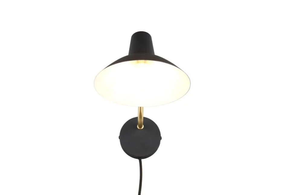 Trio Lighting seinävalaisin Traveller E27 mattamusta/mattame