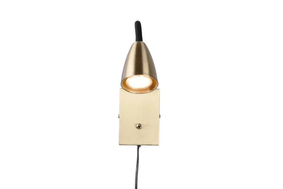 Trio Lighting seinävalaisin Wanda GU10 mattamessinki