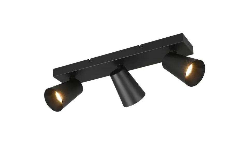 Trio Lighting spottivalaisin Sharp 3-os GU10 mattamusta/kult