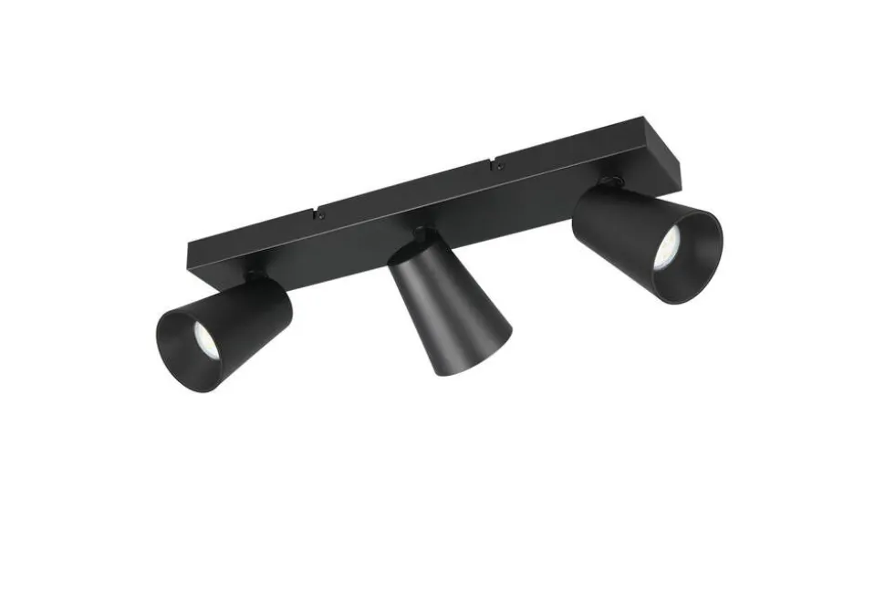 Trio Lighting spottivalaisin Sharp 3-os GU10 mattamusta/kult