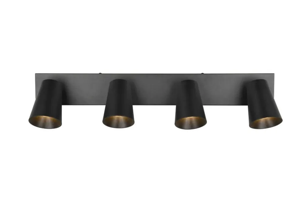 Trio Lighting spottivalaisin Sharp 4-os GU10 mattamusta/kult