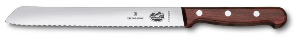 Victorinox Leipäveitsi sahalaita 21 cm puukahvalla