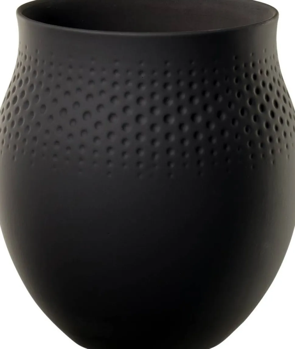 Villeroy&Boch Collier Vaasi 16,5x16,5x17,5cm musta
