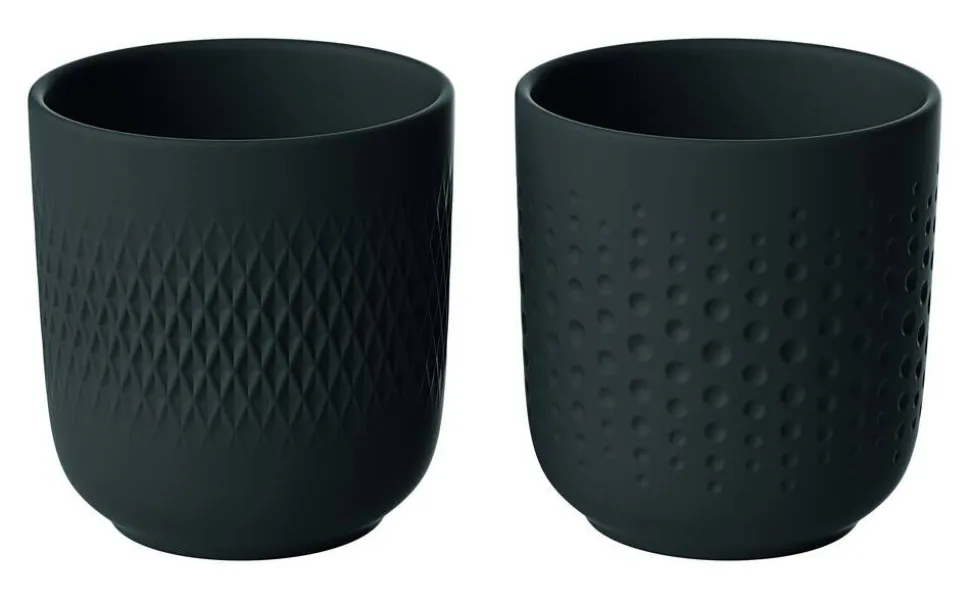 Villeroy&Boch Manufacture Collier Noir muki 2 kpl musta