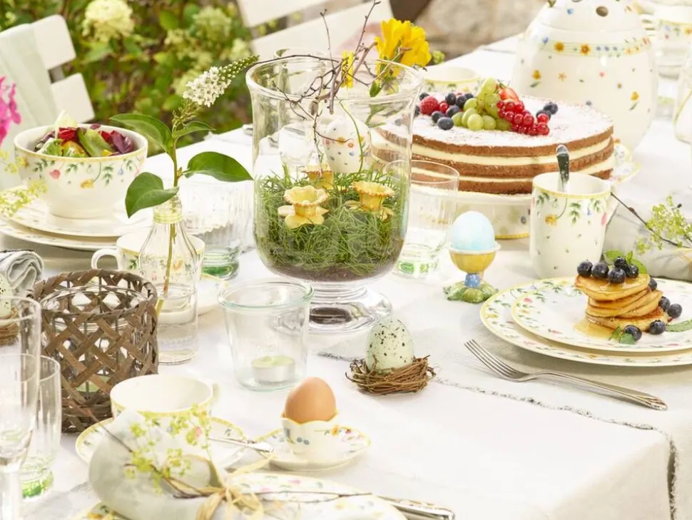 Villeroy&Boch pääsiäiskoriste narsissit 2-os. 4 cm