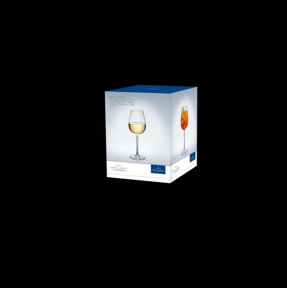 Villeroy&Boch Rose Garden valkoviinilasisetti 4 kpl 218 mm 0,13l