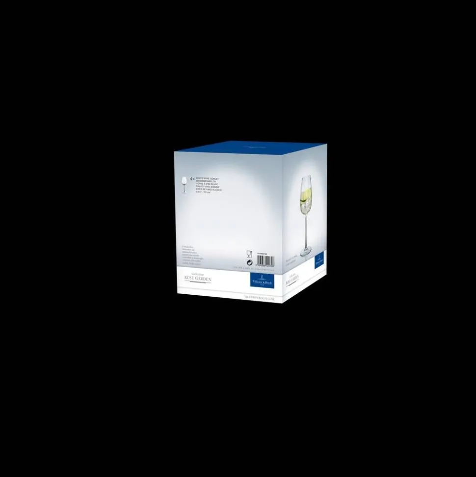 Villeroy&Boch Rose Garden valkoviinilasisetti 4 kpl 218 mm 0,13l