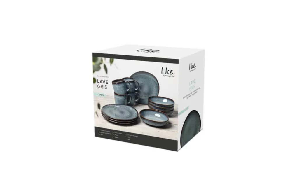 Villeroy&Boch Lave Aamiaissetti Gris 12-os.