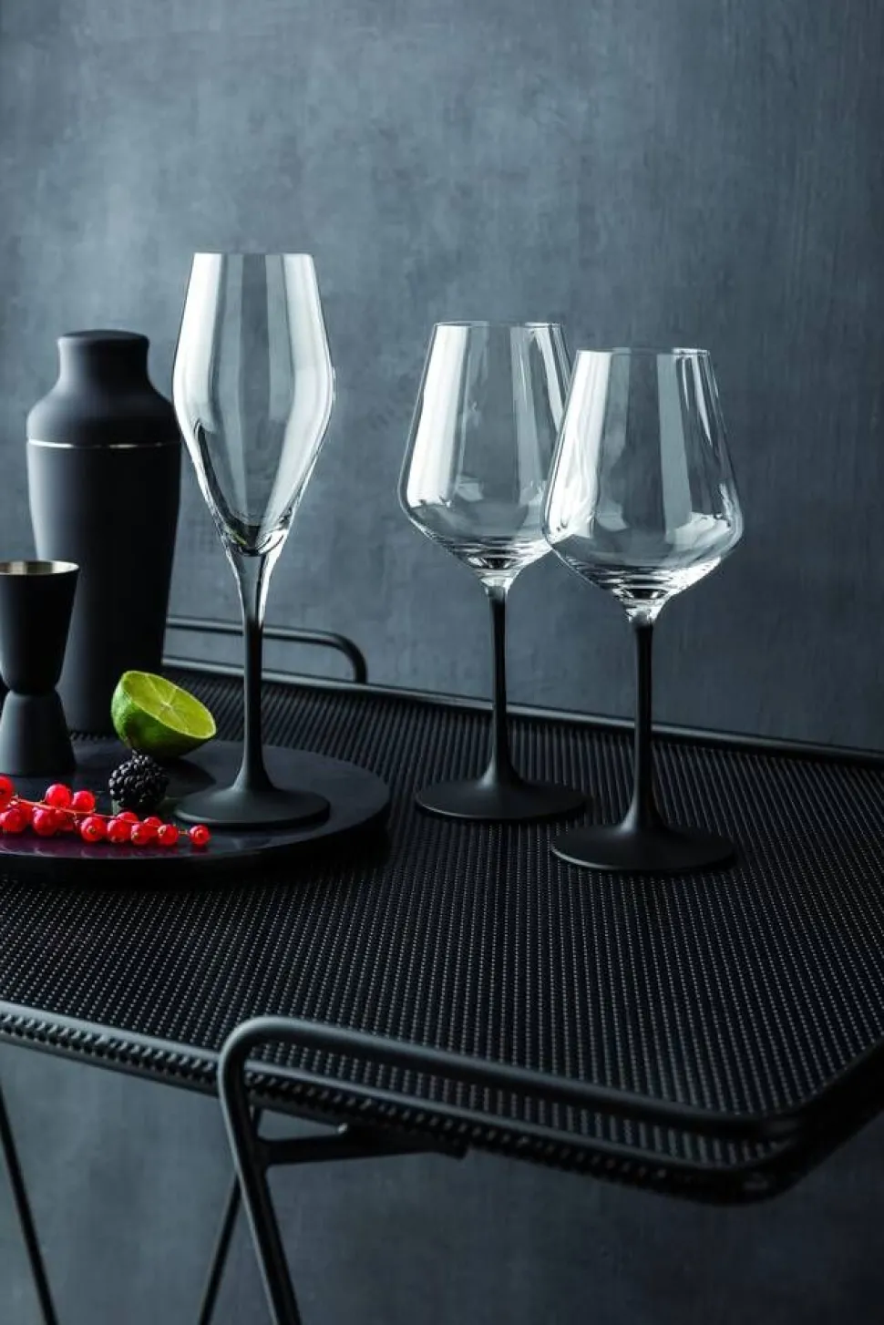 Villeroy&Boch Manufacture Rock samppanjalasi 0,26l 4-os.