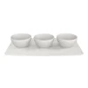 Villeroy&Boch Manufacture Rock Dippikulhosetti valkoinen 4-os.