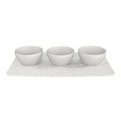 Villeroy&Boch Manufacture Rock Dippikulhosetti valkoinen 4-os.