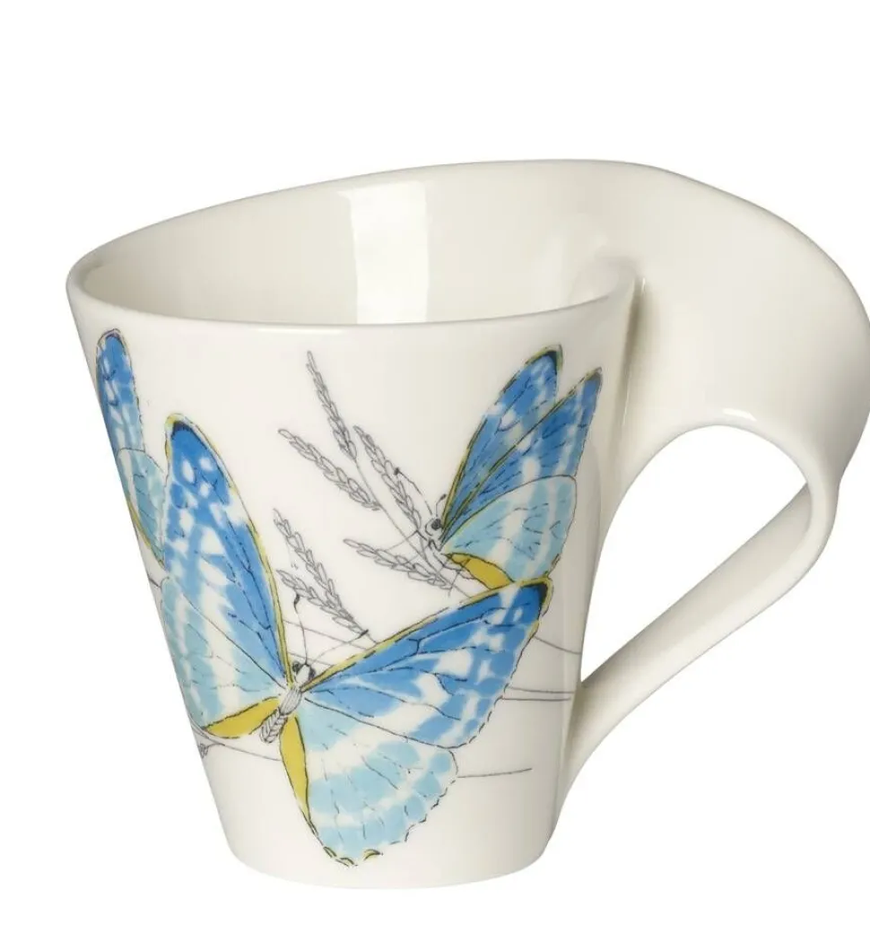 Villeroy&Boch NewWave Caffe muki 0,3l Morpho cypris perhonen