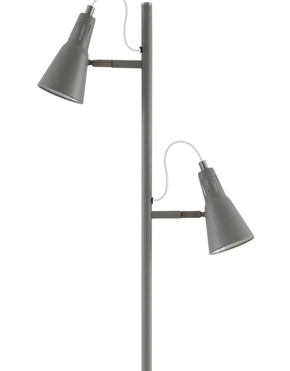 Virvatuli lattiavalaisin Solina 2-os. 155 cm mattaharmaa