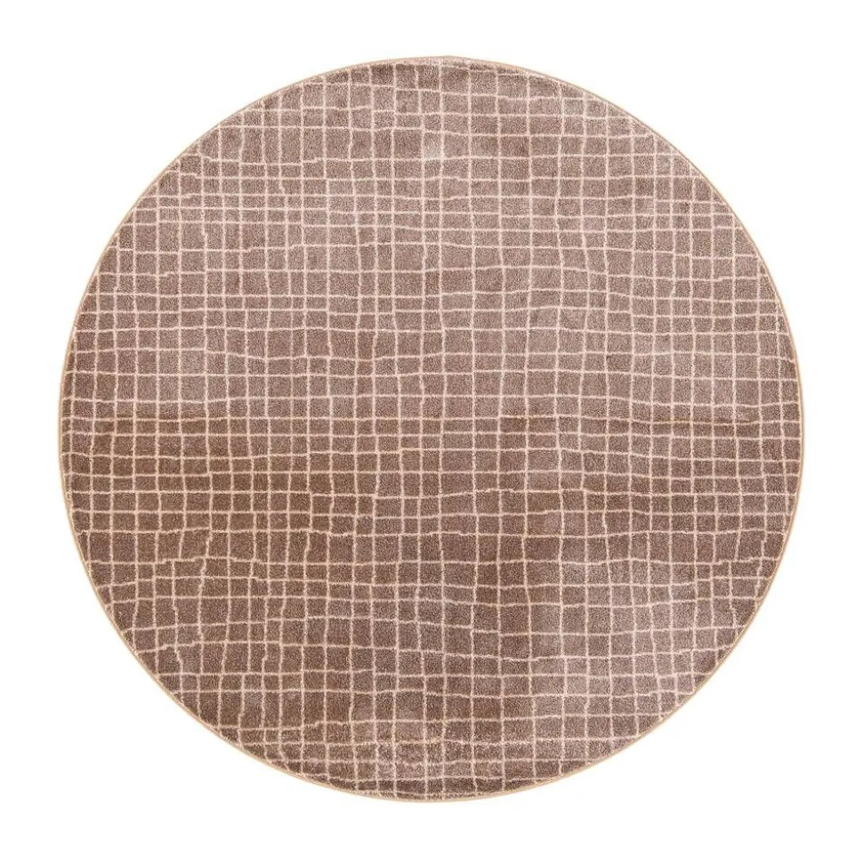VM-Carpet Aari 14 ruskea, kantti 5938, Ø 240 cm