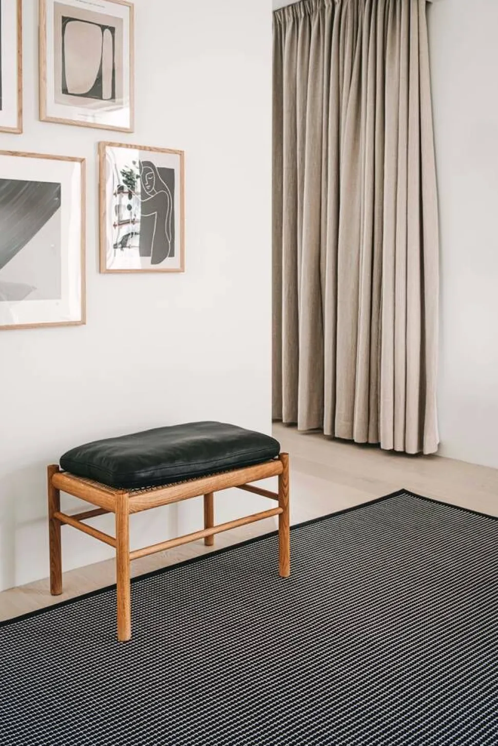 VM-Carpet matto Lyyra2 80x250 cm 70 musta