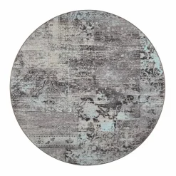 VM-Carpet matto Rustiikki ø 133 cm 32 turkoosi