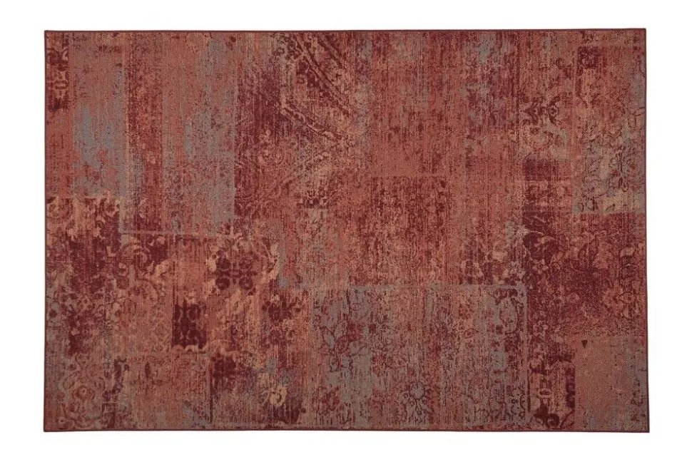 VM-Carpet matto Rustiikki 80x300 cm 14 puna-oranssi
