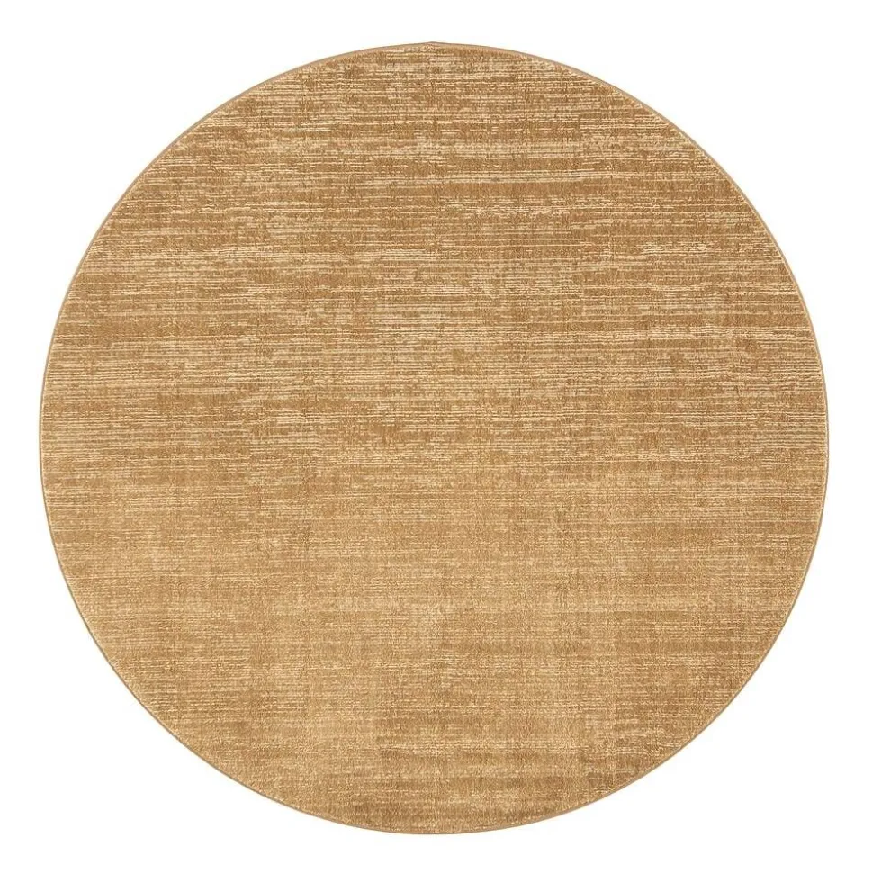VM-Carpet matto Sametti ø 200 cm 246 keltainen