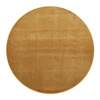 VM-Carpet matto Satine ø 200 cm 371 keltainen