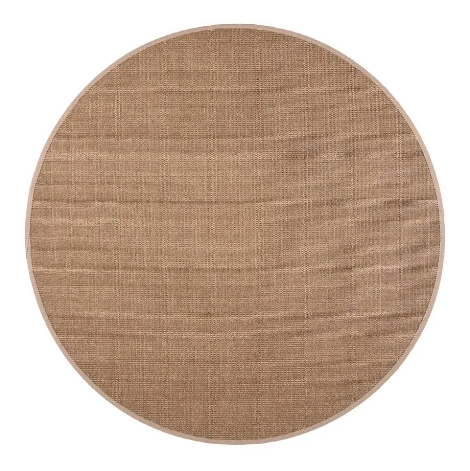 VM-Carpet Sisal, 85 taupe, Ø 133 cm, kantti 25 B