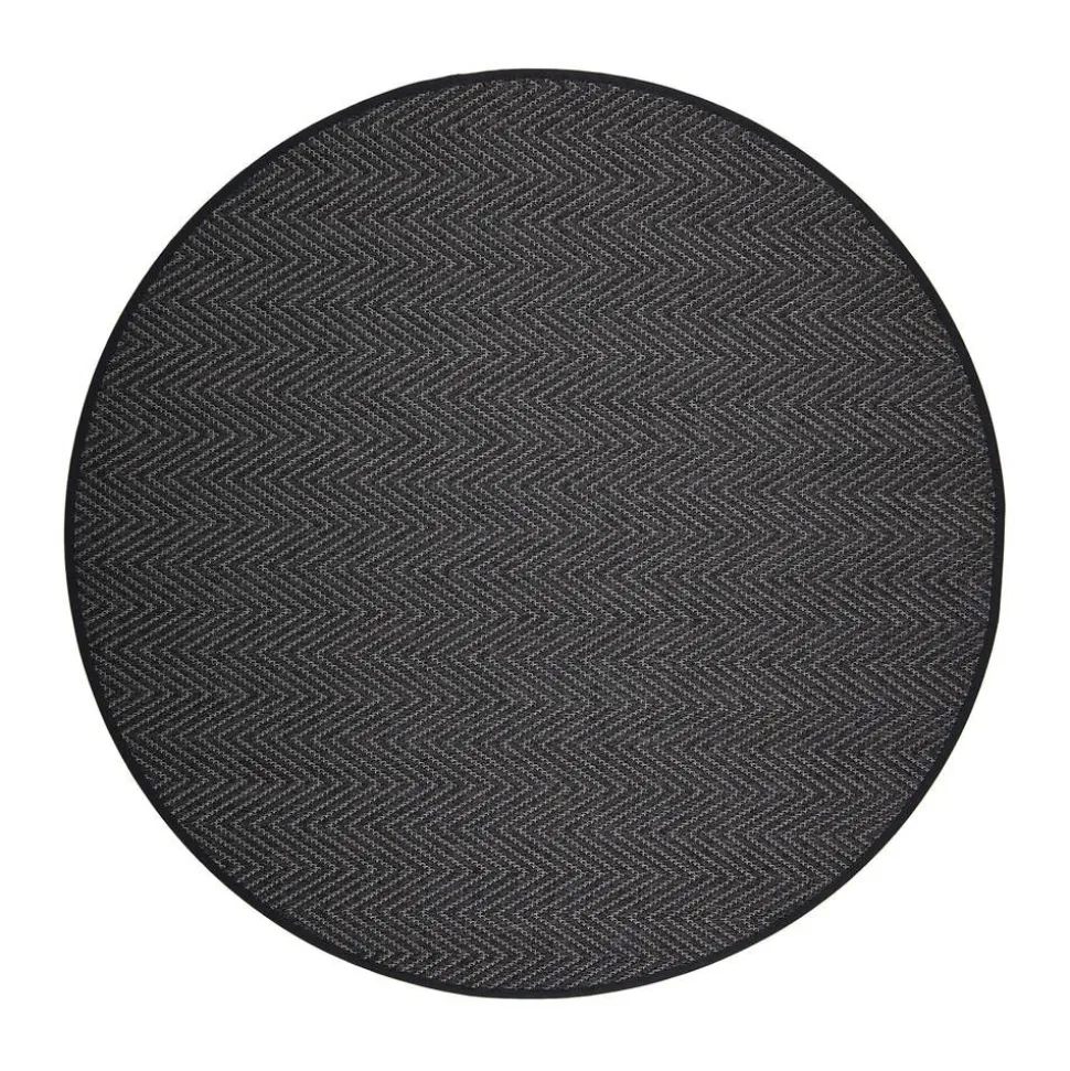 VM-Carpet matto Elsa Ø 200 cm musta