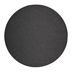 VM-Carpet matto Elsa Ø 160 cm musta
