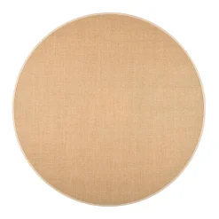 VM-Carpet matto Sisal Ø 133 cm beige-harmaa