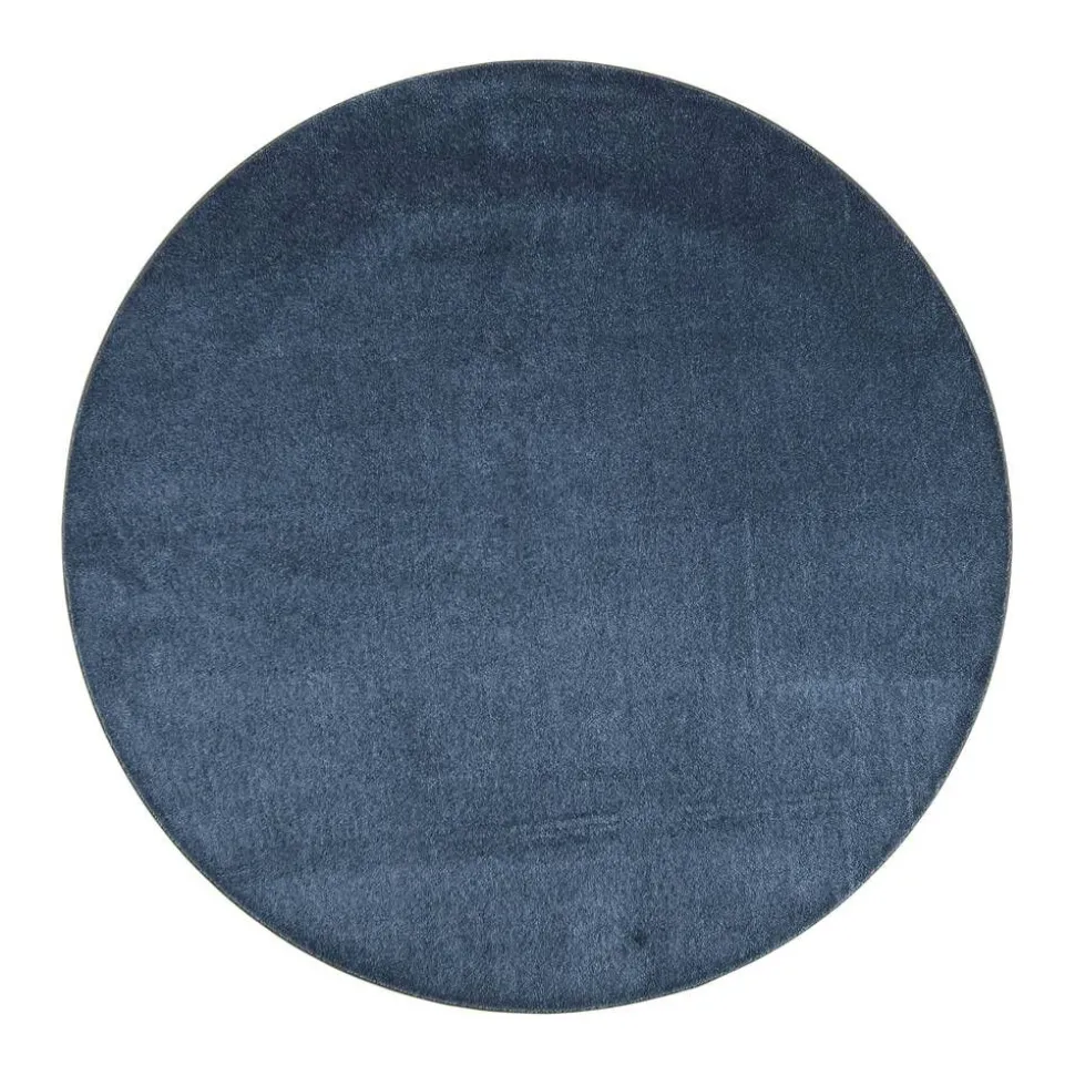 VM-Carpet Satine 791 sininen, Ø 200 cm, kantti 5447