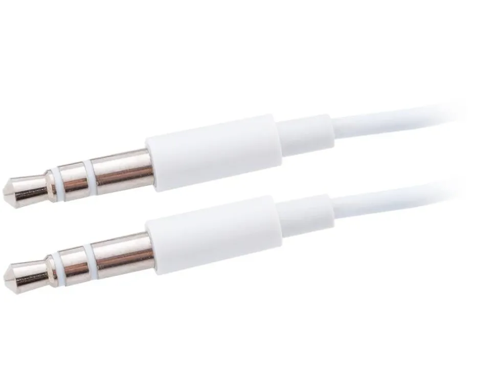 Wave audiokaapeli 2 m 3, 5mm valkoinen