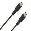 Wave lataava datakaapeli USB Type-C - USB Type-C2m musta