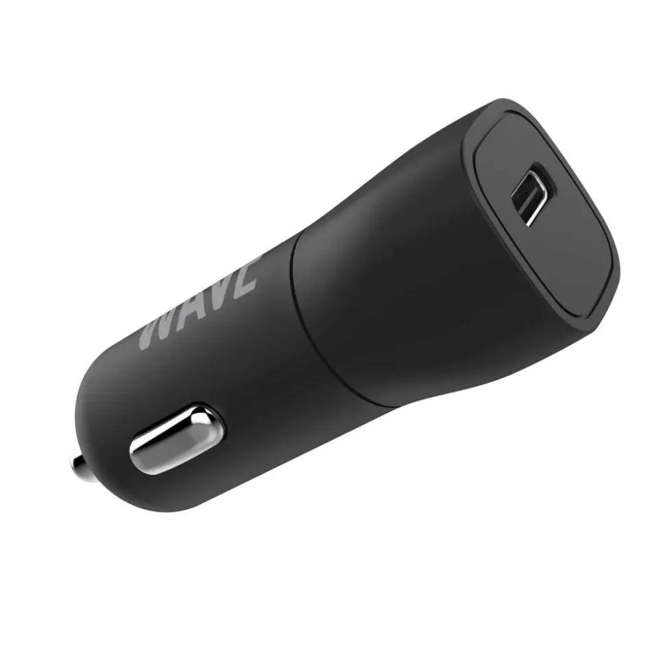 Wave verkkolaturi pikalataava 20 W Type-C latauspäällä musta