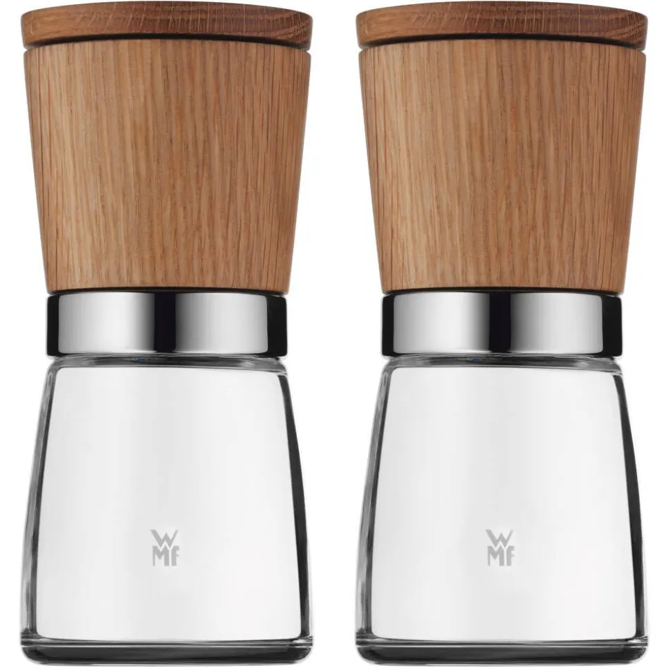 WMF maustemylly Ceramill Nature 13,5 cm 2 kpl tammi/lasi