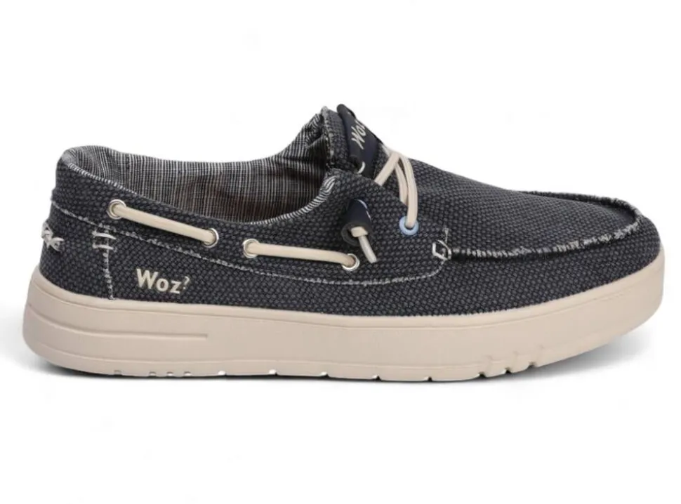 Woz? kangaskengät James Grip Bold Navy