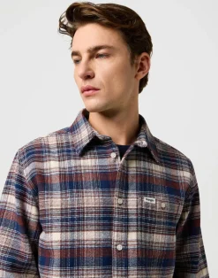Wrangler paita 112371556 Brushed 1 Pkt