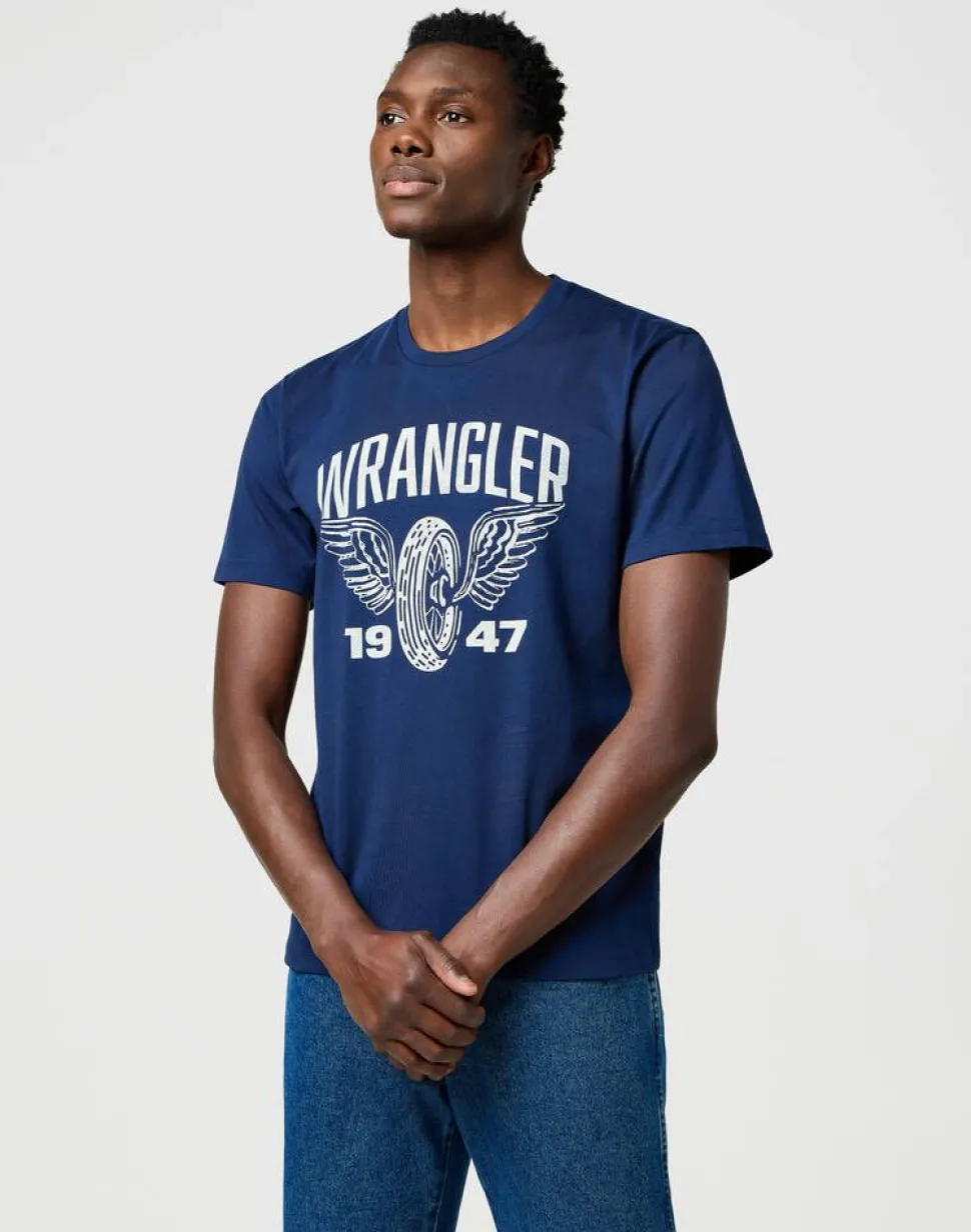Wrangler t-paita 112371477 Americana Tee Regular fit
